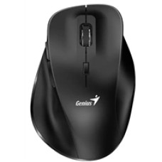 GENIUS Ergo 8230S Easy Ergonomic Wireless Silent Mouse, 2.4 GHz wireless, 6 buttons, Quiet click, less noise, DPI button: 800 / 1200 / 1600 (default) dpi - Black