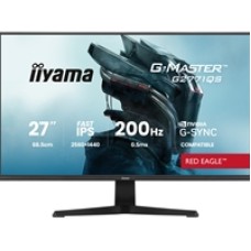 iiyama G-Master Red Eagle gaming monitor G2771QS-B1 27" Black, Ultra Slim Bezel, QHD Resolution, IPS, 200Hz, 0.5ms, Nvidia G-Sync, HDMI, Display Port, Black Tuner