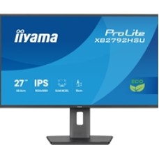iiyama XB2792HSU-B1 27-Inch Eco IPS LCD, 120Hz, 1ms, Eyesafe & EyeComfort Certified, 1920x1080, 300 cd/m (2) Brightness, 1x HDMI,1 x DisplayPort, 2 x USB, 2 x 2W Speakers, TCO10, TUV-GS, Epeat Silver, Height Adjustable Stand
