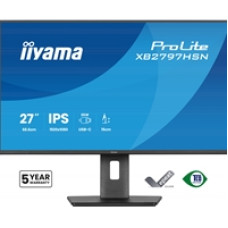 iiyama PROLITE XB2797HSN-B1 27 inch IPS Monitor, Full HD, 1ms, HDMI, DisplayPort, Freesync, 100Hz, Speakers, Black, Internal PSU