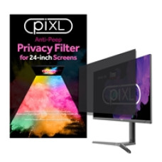 piXL 24-Inch Monitor Security Privacy Screen/ Privacy Filter, Anti-Glare, Anti-Peep, Anti-Static & Blackout